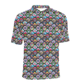 Men's All Over Print Polo Shirt (T55)
